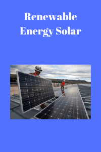 Renewable Solar energy